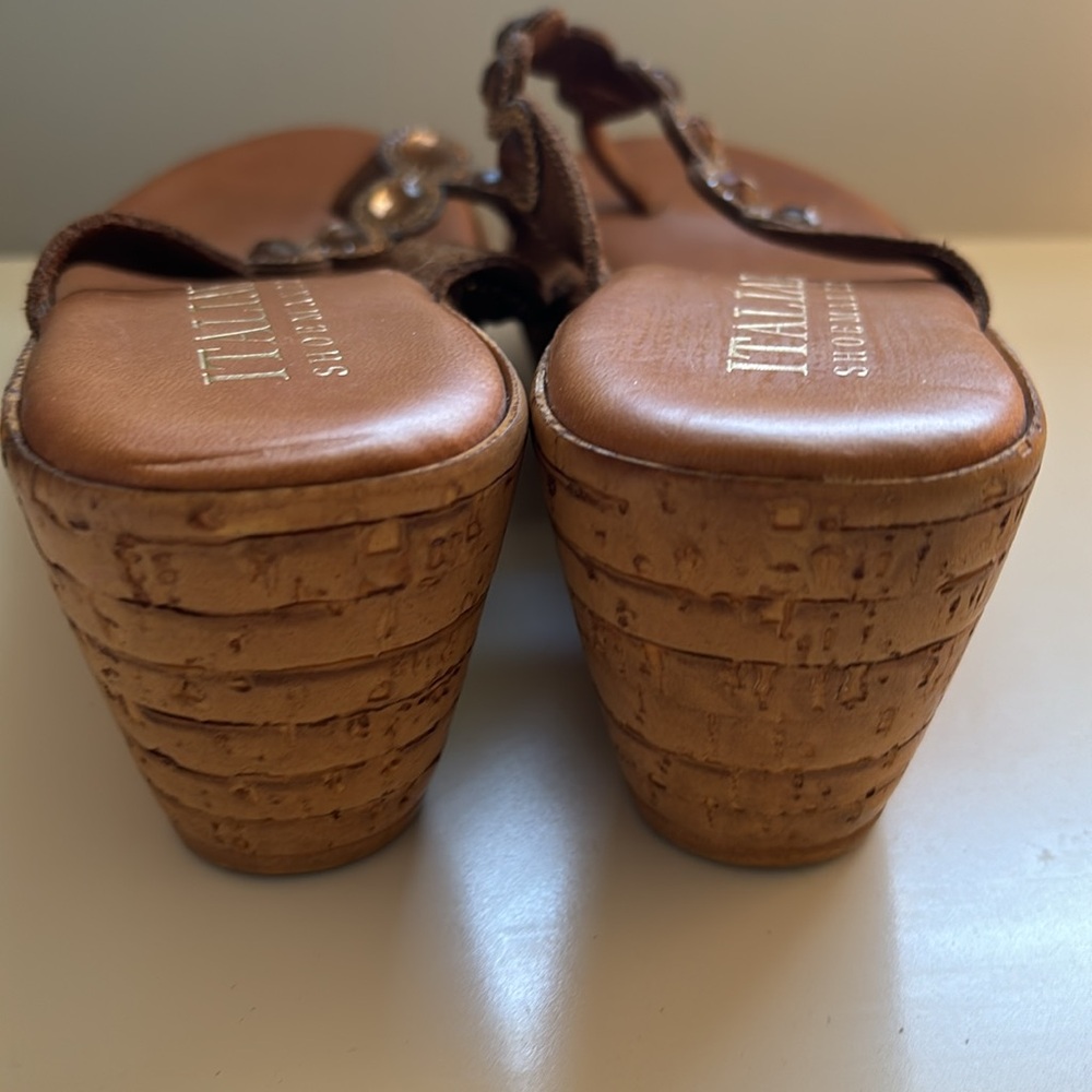 Italian Shoemaker Wedge Sandals - Picture 3 of 6